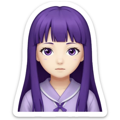Hinata hyuga sticker