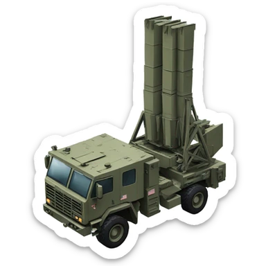 American patriot missile launcher sticker