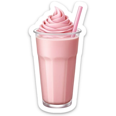 rose milk tea (no strraw, no face, just simple, no ice) sticker