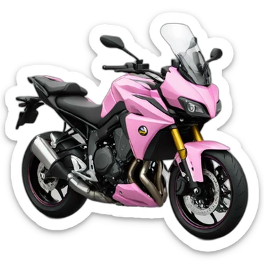 Pink Mt-07  sticker