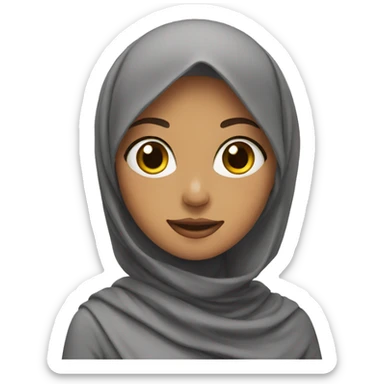 muslim girl sticker