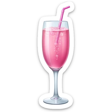 Pink drink sticker