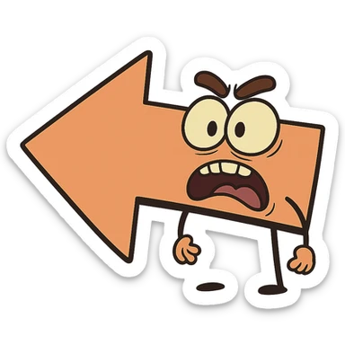 animated arrow sticker