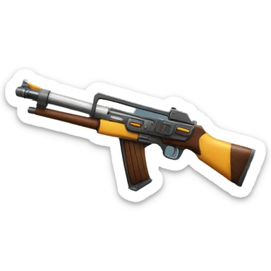 Free fire gun sticker