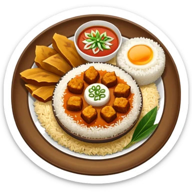 nasi padang sumatera sticker