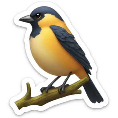 Bird, song sticker