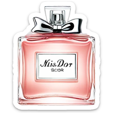 Miss dior perfume sticker