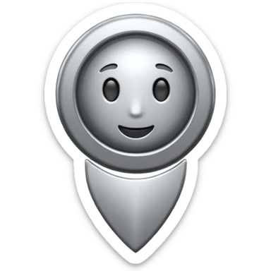 Maps pin normal sticker