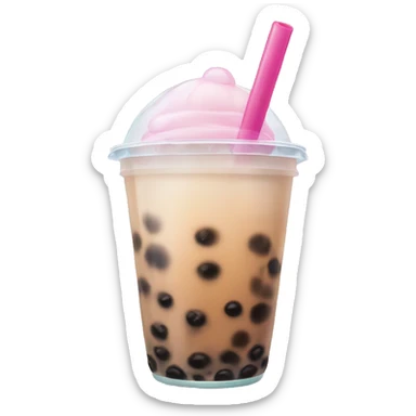 bubble tea sticker