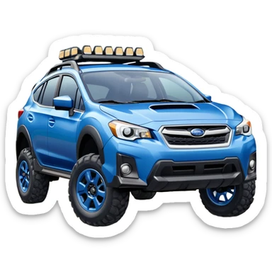Subaru Crosstrek compact SUV sticker