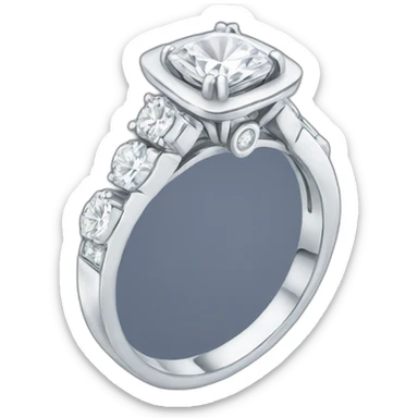 engagement ring sticker