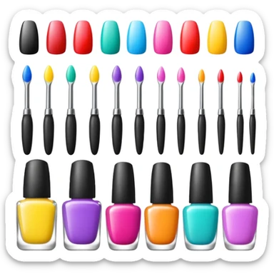 nail art equipment sticker