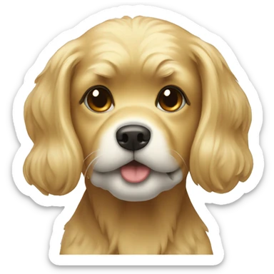 Golden maltipu sticker