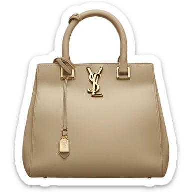 Beige YSL bag  sticker
