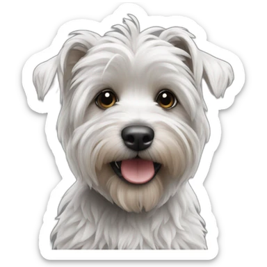 cachorro yorkshire torcedor do atletico mineiro sticker
