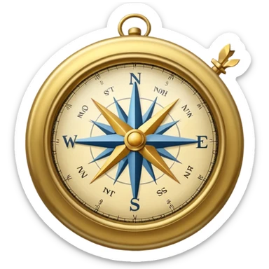 compass sticker