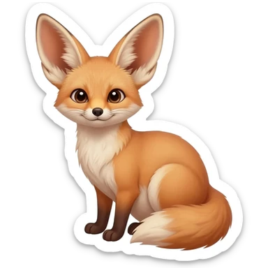 Fennec fox pregnant? sticker