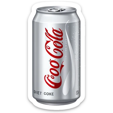 Diet Coke can sticker