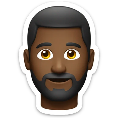 man driving black truck  sticker