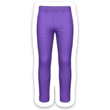 Purple pair of mens y-front pants sticker