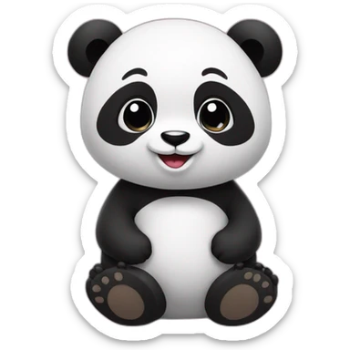 panda-cute sticker