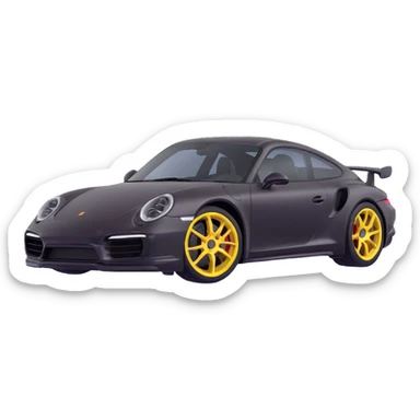 Porsche 911 Turbo S sticker