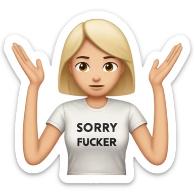 Sorry-not-sorry-mother-fucker sticker