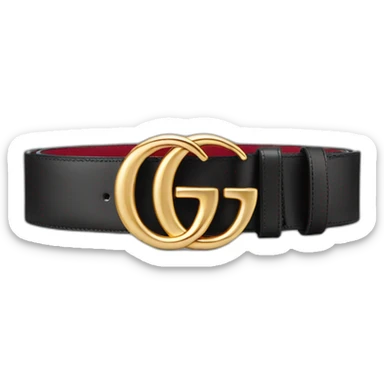 gucci belt sticker
