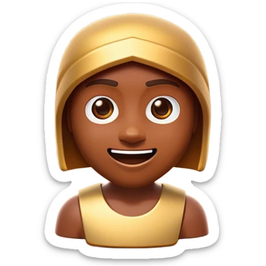 Clash of Clans aesthetic: Cinematic Playful Kinect Sensor Portrait Emoji, rendered in a 3D vector-style similar to standard emojis with minimal shading and bold, simplified shapes. A compact, distinct form with signature details, softly glowing with a modern gaming energy charm. Simplified yet unmistakably iconic, highly detailed and consistent, glowing with a soft radiance and high shine. Stylized with a touch of next-gen innovation and a soft glowing outline, capturing the essence of a beloved gaming relic with a friendly, playful manner! sticker