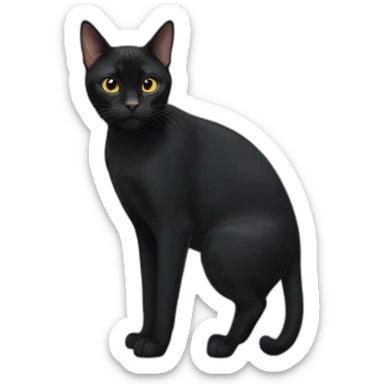 bombay cat sticker