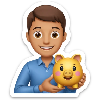 saving money for a car sticker