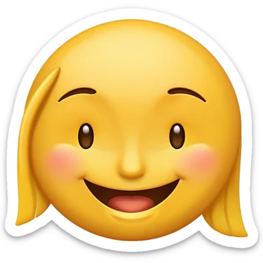 A emoji where wink  sticker
