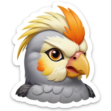 cockatiel bird sticker