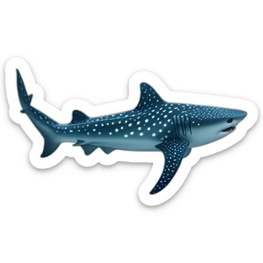 whale shark sticker