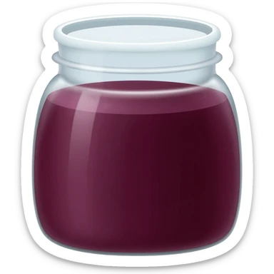 Blackberry jam sticker