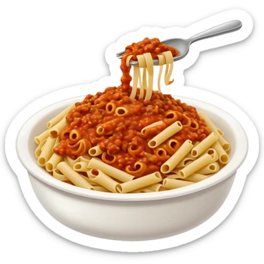 pasta bolognese sticker