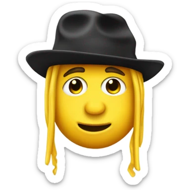 Lil Wayne wearing a cheese head sticker