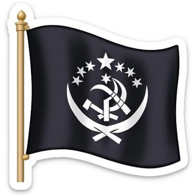 Taliban flag sticker