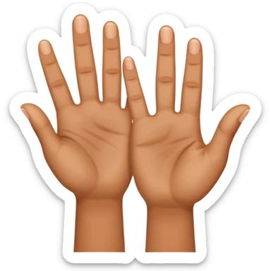 thank you 2 hand  sticker