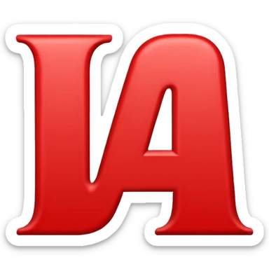 Letters 'NA' in red colour sticker