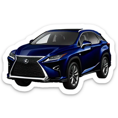 Lexus rx 2023 dark blue  sticker