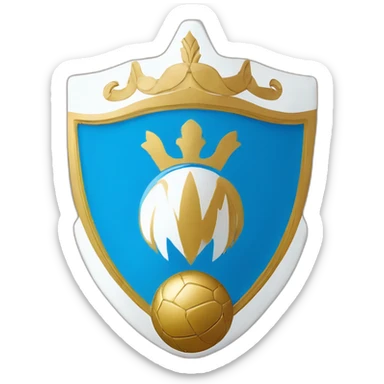 Logo of the French team Olympique de Marseille sticker