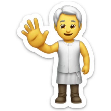 Une main avec un pouce levé, signe ok  sticker