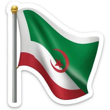 algerian flag emoji sticker