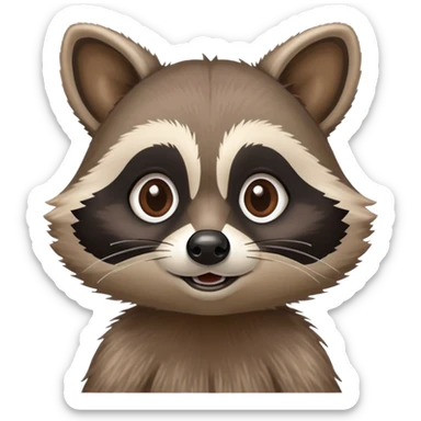 raccoon giving a PowerPoint presentation sticker