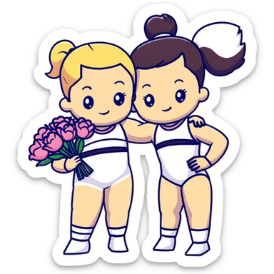 China people at Gymnastics with a whole teammate and everybody you know what flowers purses and I have to be the first place I had a competition so I have to be a competition in shorts and Leo’s at the whole gym sticker