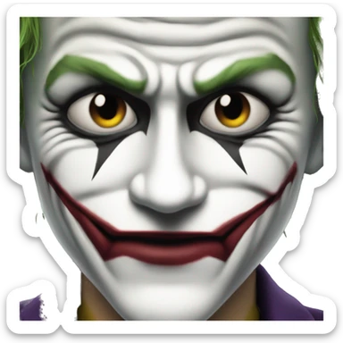 Heath ledger joker sticker