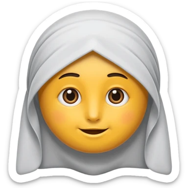 قلب يتكون من من جزء ابيض واسود sticker