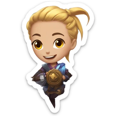 Jinx league of legends sticker