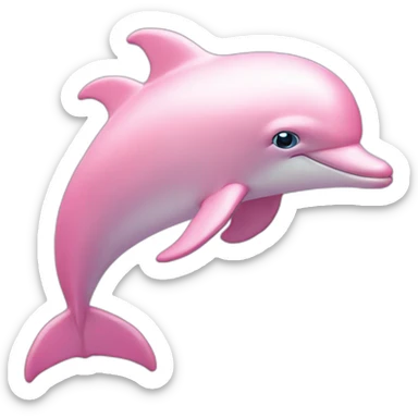 Pastel-pink-colors-dolphin sticker